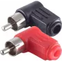 shiverpeaks BS51410-SET Łącznik przewodów RCA czarny - czerwony (BS51410-SET)