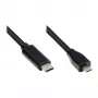 Kabel Good Connections USB2.0 Micro B-C czarny 0,5 m