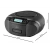 Radio player JVC RC-E444B Czarny z odtwarzaczem CD i tunerem FM