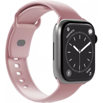 PURO ICON pasek do Apple Watch 4/5/6/7/SE/8/9/10 40/41/42 mm (S/M i M/L) (Dusty Pink)