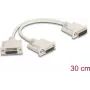 DeLOCK 65833 Kabel szeregowy Beżowy 0,3 m DB-15 2 x DB-15