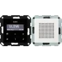 Zegar radiowy Gira Clock 228027 Cyfrowy FM 87,5–107,9 MHz, tuner cyfrowy, montaż na ścianie/biurku