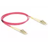 Kabel światłowodowy DeLOCK 84640 1m LC Fioletowy