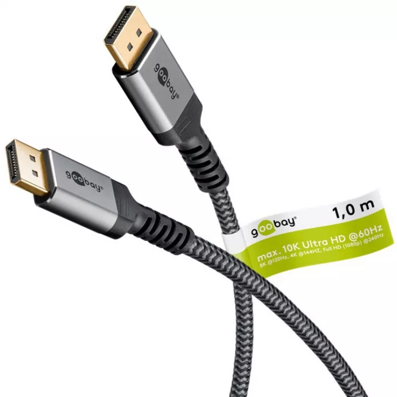 Goobay 75684 - Kabel DisplayPort 2.x 16K 60 Hz - Kabel - Cyfrowy/Wideo/Display (75684)