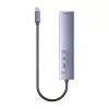 Unitek H1124AGY01 hub USB-C z 100W PD, HDMI 2.0, 2x USB‑A, 2x USB‑C, czytnik SD/microSD — aluminium