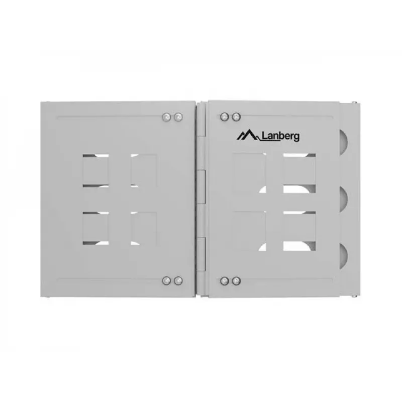 19-calowa szafa wisząca 6U LANBERG 497x400/240 szara