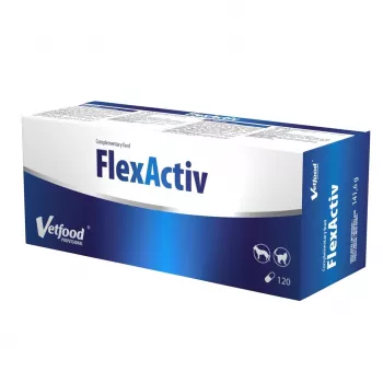 Kapsułki na stawy Vetfood FlexActiv dla psów i kotów, 120 kapsułek, 150 g, forma tabletek