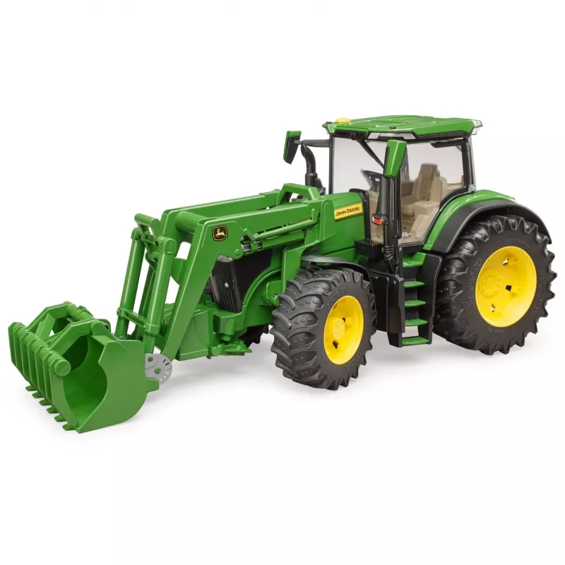 Ciągnik BRUDER John Deere 7R 350 zabawka — ABS, wiek 3+