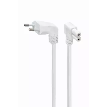 Kabel zasilający GEMBIRD C7–C7 2,5 m biały, 10 A (PC-184L-VDE-2.5M-W)