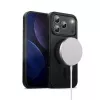 Etui Crong MagSafe dla iPhone 17 Pro — hybrydowe czarne