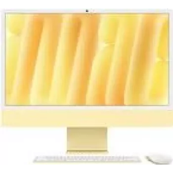 APPLE iMac Z1EK 59,62cm 23,5Zoll standard glass M4 10C CPU/10C GPU/16C N.E. 16GB 256GB SSD Gbit Eth MM NumKey TID DE żółty (Z1EK-Z1EKD/A-07E980)
