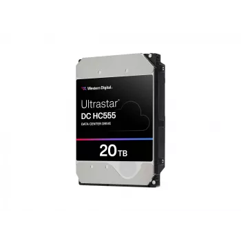 WD Ultrastar DC HC555 - dysk twardy - centrum danych - szyfrowany - 20 TB - wewnętrzny - 3,5 cala (8,9 cm)