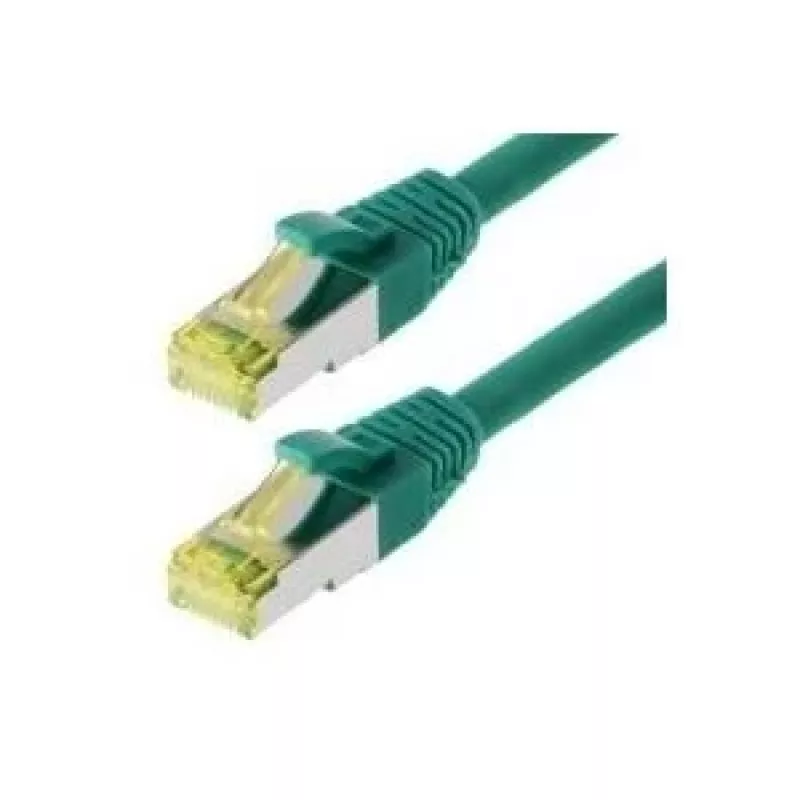 Ethernet patch kabel helos Cat 6a S/FTP PIMF, zielony, 2 m