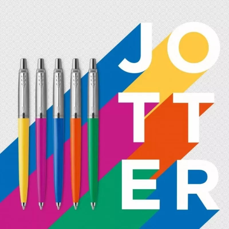 Clip-on retractable ballpoint pen Parker Jotter Oryginalnys niebieski