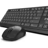 Inca IWS-519 Klawiatura i mysz w zestawie Biurowa RF Wireless QWERTY Turecki Czarny