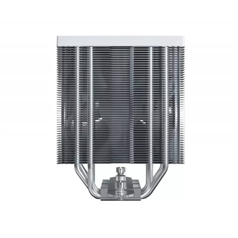Chłodzenie powietrzne CPU Montech NX400, wentylatory 120 mm, białe, wymiary 156×74×120 mm, TDP 270 W