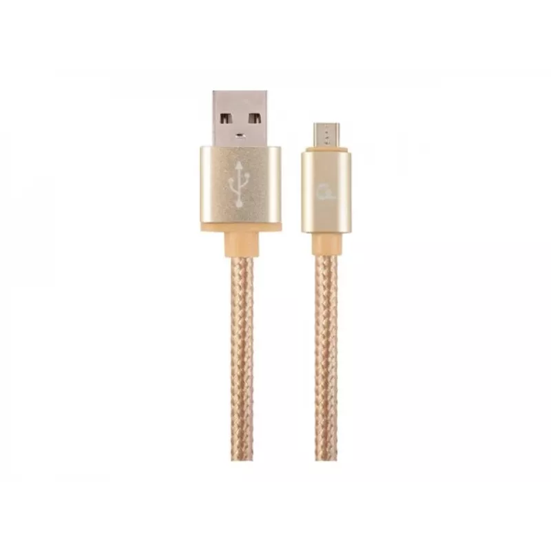 Kabel USB 2.0 GEMBIRD CCB-mUSB2B-AMBM-6 — USB A do Micro-USB B, 1,8 m, złoty