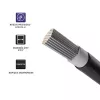 Kabel solarny QOLTEC 53851 4 mm² 100 m czarny