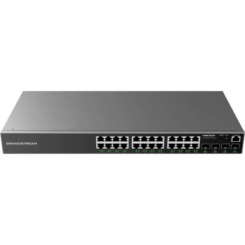 Zarządzalny przełącznik Gigabit Ethernet L2+ Grandstream GWN7803P