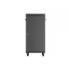 Stojąca szafa rack LANBERG FF01-6624-12BL 24U 19 cali 600×600 mm, IP20, 1200 kg, czarna