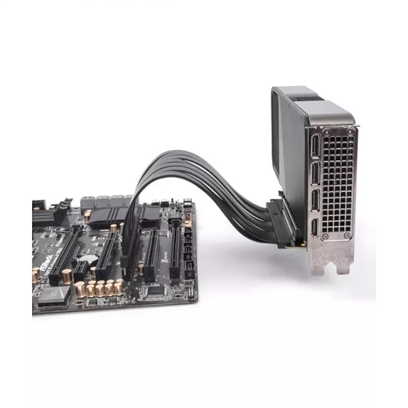 Karta rozszerzająca PCI Express 5.0 x16 DELOCK 81289, gniazdo x16, kabel 20 cm
