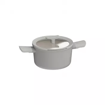 BergHOFF 3950428 garnek do zupy 3,1 l szary aluminium