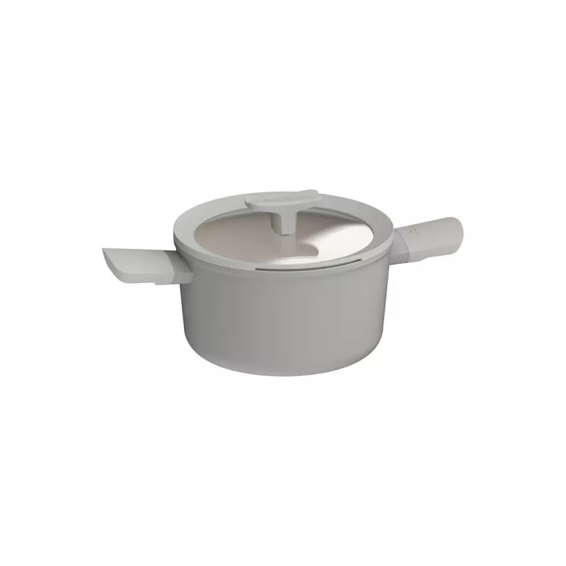 BergHOFF 3950428 garnek do zupy 3,1 l szary aluminium