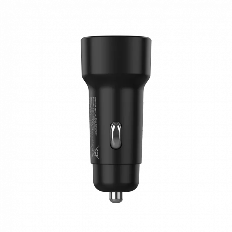 Ładowarka samochodowa CANYON OnDrive 30 PD 30W USB-C Czarna — samochodowy zasilacz USB-C 30W PD