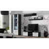 Cama stojak TV SOHO 140 czarny/biały połysk