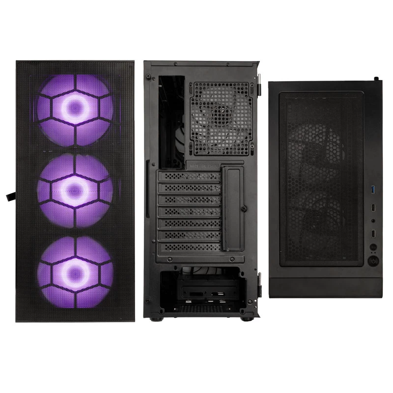 Kolink Observatory HF Plus Mesh ARGB Midi-Tower - czarny