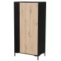 Szafa cama meble Cama v, czarna rama, 4 półki, 900×550×1840 mm