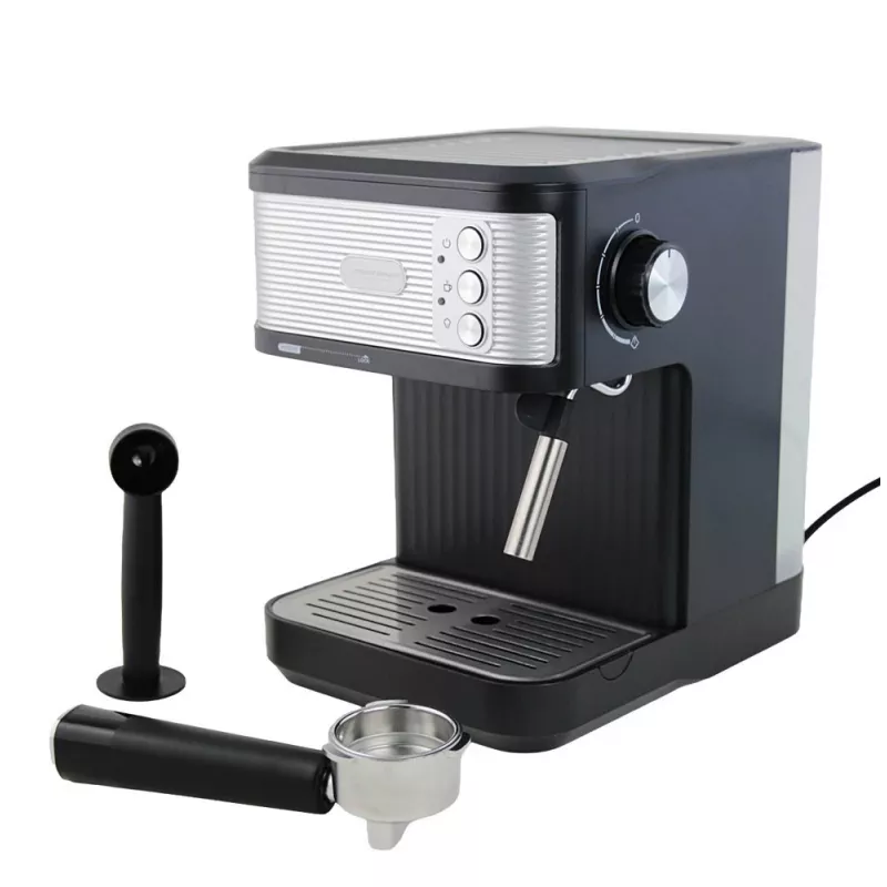 Ekspres do kawy espresso ESPERANZA EKC011 — zbiornik na wodę 1,8 l, 850 W, 20 barów, sterowanie dotykowe, spieniacz mleka