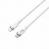 HYPER HyperJuice 240W Silikonowy Kabel USB-C na USB-C (0,9 m/1 m) - Biały