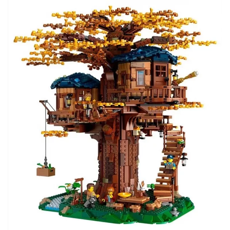 Zestaw LEGO LEGO IDEAS 21318 Domek na drzewie 3-w-1 — modułowy model domku na drzewie, zestaw do wielu konstrukcji