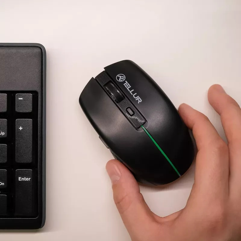 Tellur Silent Click Wireless mysz Czarny