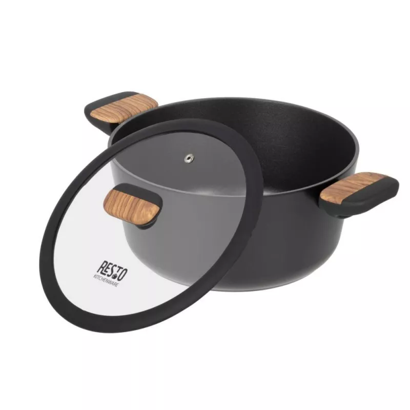 Garnek RESTO 93188 naczynie do gotowania na kuchence, 24 cm, 4,4 L