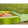 Piaskownica Simba-Dickie BIG 800056733, plastikowa, 1380×1380 mm, z wbudowanymi ławeczkami, zielona