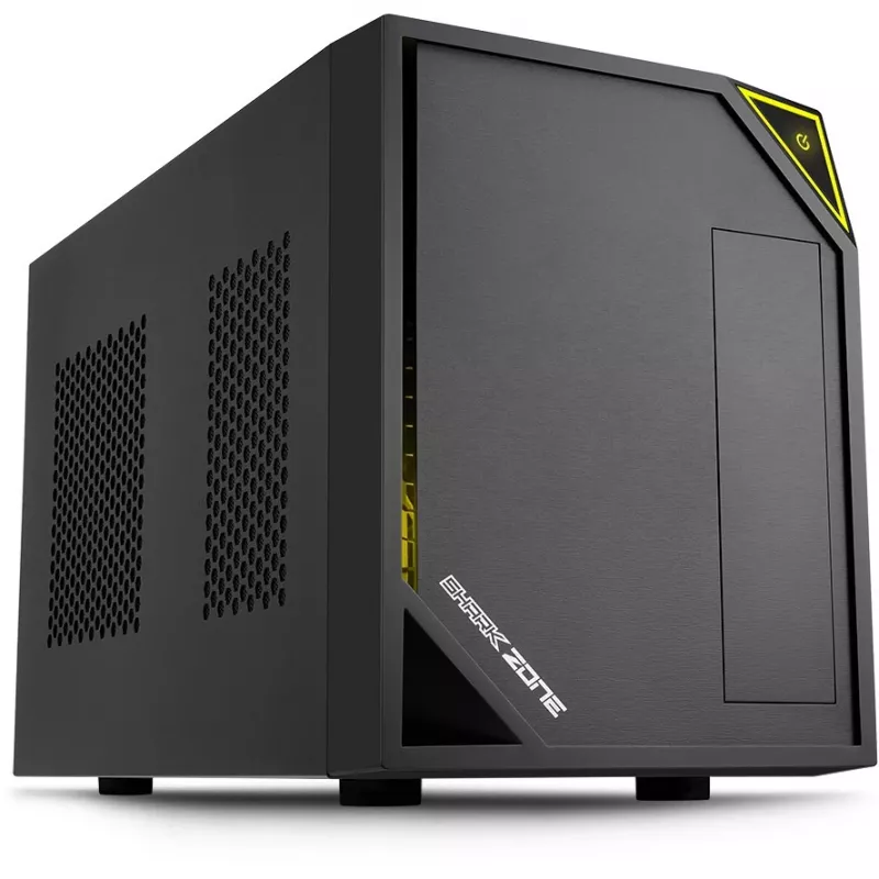 Obudowa PC Sharkoon SHARK ZONE C10 Mini-ITX Czarna, Żółta