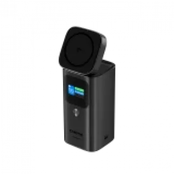 CANYON Qi2 magnetyczny power bank OnPower 150 15000mAh Aluminium Ciemny szary