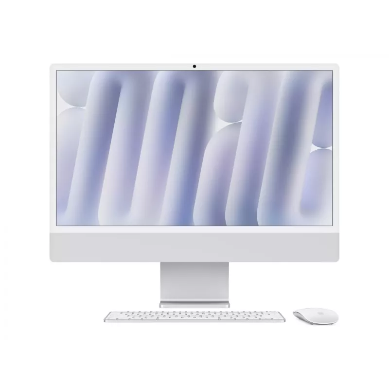 iMac 24 cale: M4 10/10, 24 GB, 512 GB SSD – Srebrny