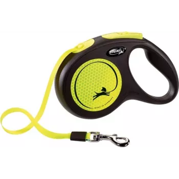 FLEXI nowy Neon M - smycz automatyczna - 5 m