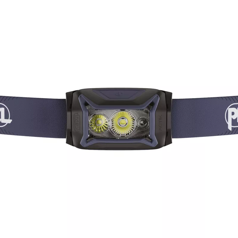 Czołówka Petzl Actik Czarna — LED, 100 lm, 2 diody LED, IPX4, baterie AAA