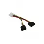 Kabel Synergy21 SATA Power-kabel 4pin -> 2 x 15pin (prosty) **