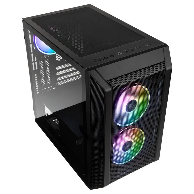 Obudowa Kolink Citadel Mesh RGB Micro-ATX – czarna