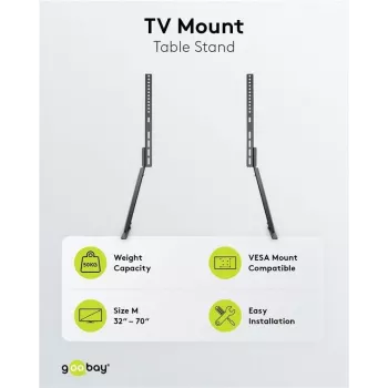 Uchwyt TV Goobay 58525 177,8 cm (70) Czarny (58525)