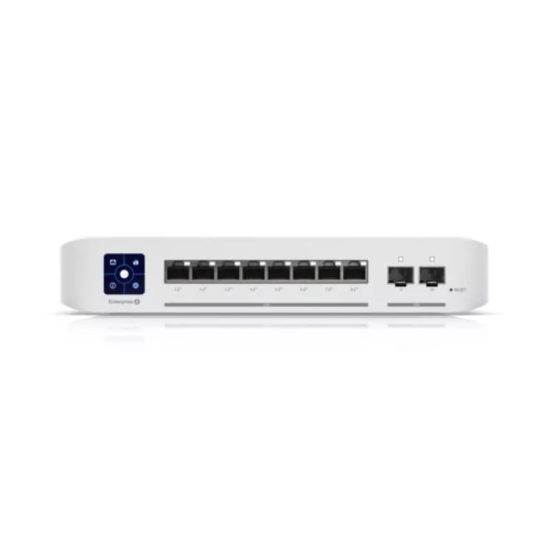 Ubiquiti UniFi Enterprise 8 PoE Managed L3 2.5G Ethernet (100/1000/2500) Power over Ethernet (PoE) Stal nierdzewna