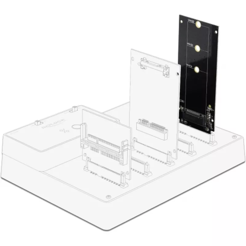 DeLOCK - Adapter interfejsu - M.2 - Karta M.2 - SATA 6Gb/s (64099)