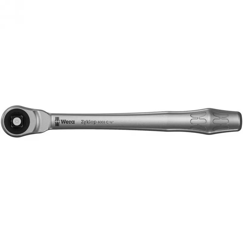 Wera 8100 SB 7 - Steckschlüssel-Set - Schwarz - Chrom - CE - Ratschengriff - 1 Stück(e) - 3/8 Zoll