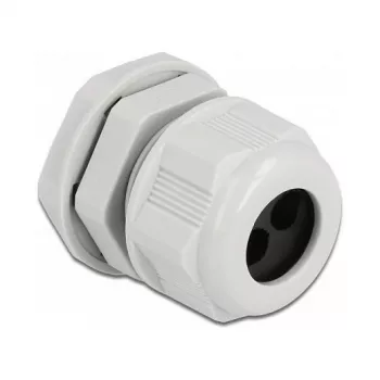 Dławik kablowy DeLOCK 60370 szary plastik 2 szt.