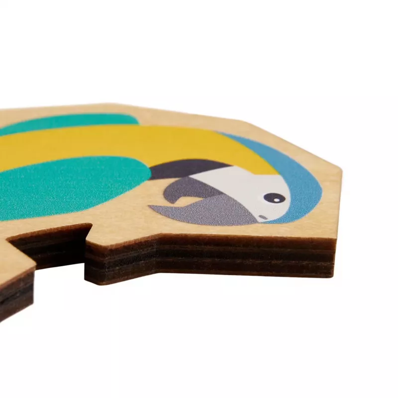 Puzzle 2 w 1 Papuga